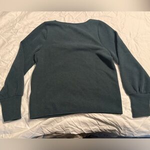 Madewell Women's Deep Teal Crew Neck Sweater
